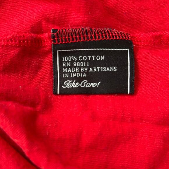 Akoo Cayenne Red Cotton Fox Trap Shirt Hip Hop Hustle Gang Mens Medium - Picture 5 of 6